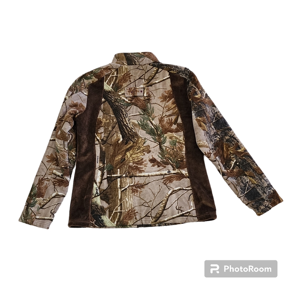Womens Field And Stream Camouflage Jacket Size La… - image 4